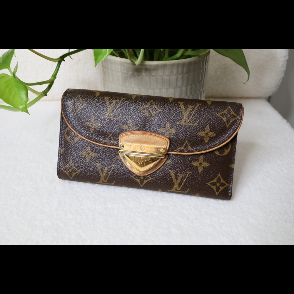 Louis Vuitton Koala Long Flap Trifold Push Snap Pull Checkbook Agenda Wallet